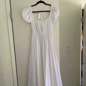 NWT La Ligne Long White Dress